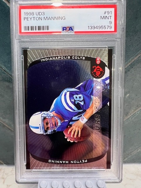 1998 Upper Deck UD3 - Future Shock Peyton Manning #91 (RC) PSA 9 MINT!