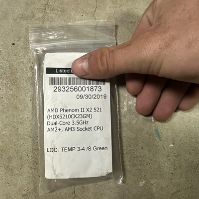 AMD Phenom II X2 521 Desktop CPU Processor- HDX521OCK23GM