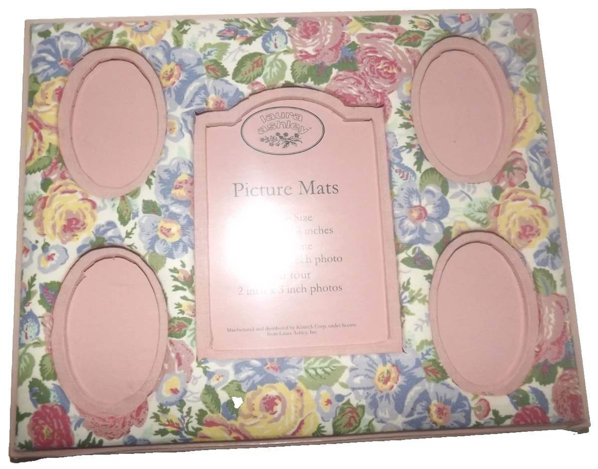 Laura Ashley 4x4 Gold Round Resin Ornate Flower Design Picture Frame with Beaded Border, for Tabletop and Wall Display, Floral Home Décor ( Gold
