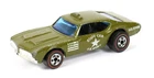 Vintage 1976 Hot Wheels Redline Olds 442 Olive Army Staff Car Olds 442
