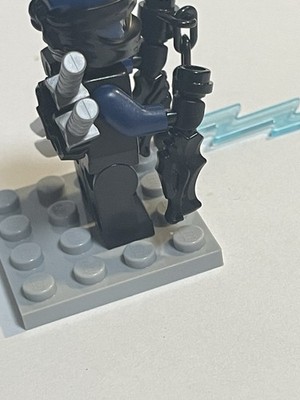 LEGO NINJAGO Jay Minifigure with Helmet Lightning Staff & Swords Age 5+