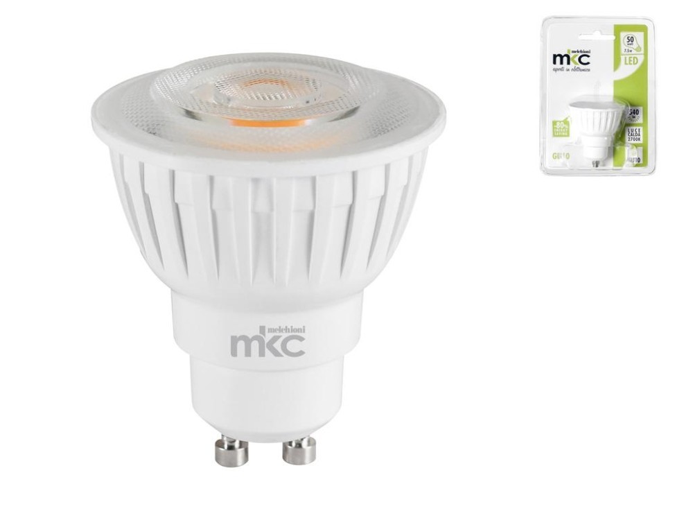 LED Spotlight GU10 7.5W 2700K White Melchioni