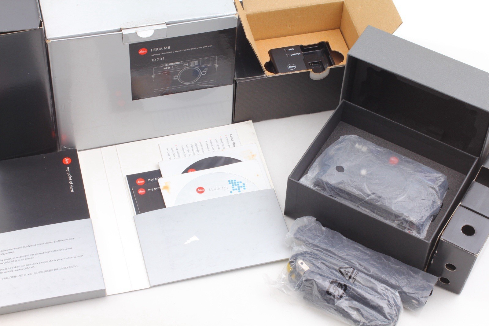 🎦SC:13,672【 MINT 】Leica M8 Black 10.3MP Digital Rangefinder Camera From...