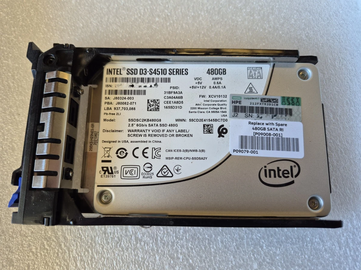 SATA I Internal Hard Disk Drives 480 GB Storage Capacity for sale