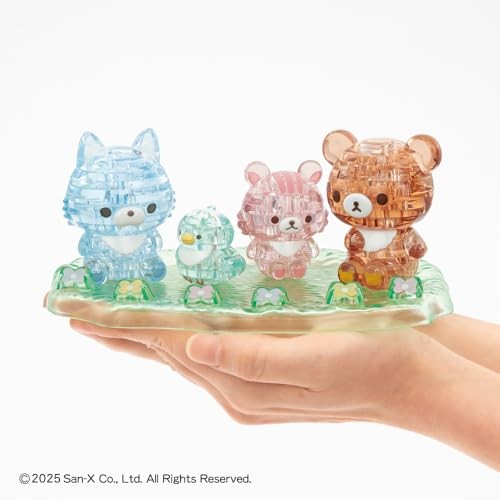 Beverly 76-Piece Crystal Puzzle Rilakkuma Chairoy Koguma and Friends 50315 New - Picture 9 of 15