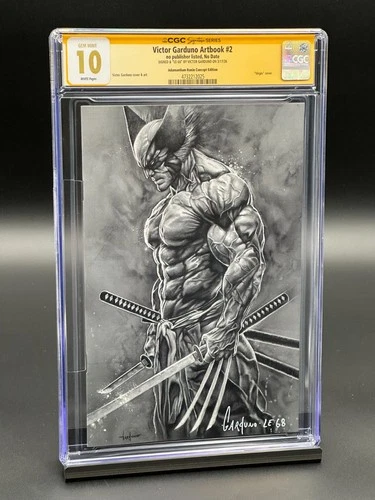 Victor Garduno Artbook #2 CGC 10 SS - Wolverine Adamantium Ronin - LTD 300