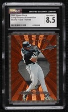 1997 Upper Deck Long Distance Connection Frank Thomas #LD12 CGC 8.5 HOF p1b