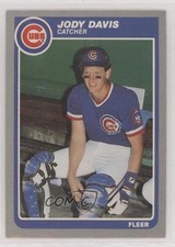1985 Fleer Jody Davis #54 0t3