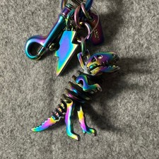 Coach Rexy Skeleton Keychain OS Rainbow 3D Dinosaur Bag Charm Nordstrom