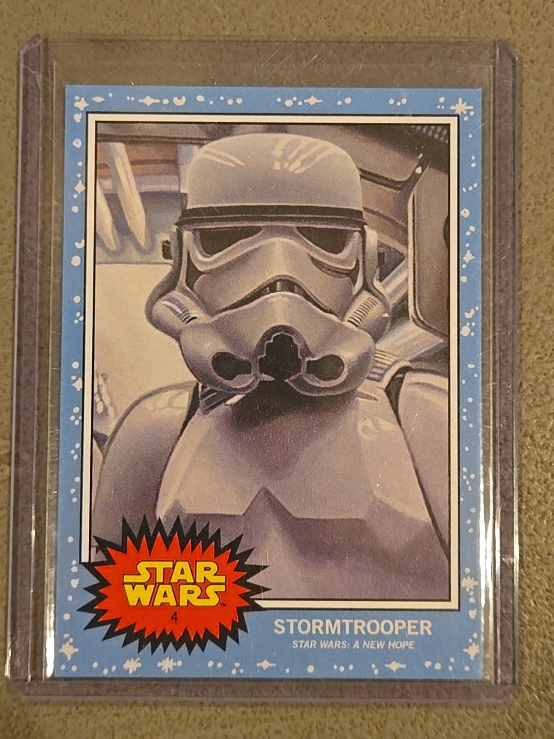 2019 Topps STAR WARS "LIVING SET" #4 STORMTROOPER - A New Hope