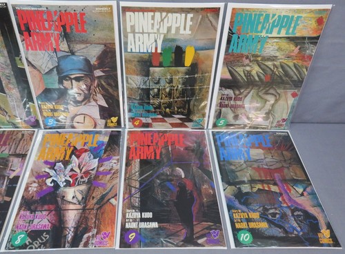 PINEAPPLE ARMY #1-10 Full Run Viz Comics 1988 Manga 1 2 3 4 5 6 7 8 9 10 - Picture 3 of 3