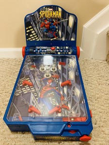 funrise tabletop pinball spider electronic marvel 2004 toy toys machine man
