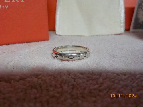 JAMES AVERY RETIRED ANCHOR OF HOPE STACKING RING SIZE 7 W/ORIGINAL BOX/PAPERS - Picture 10 of 10