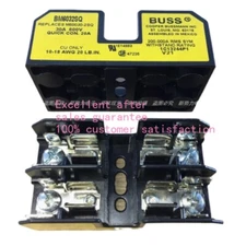 10pcs Cooper Bussman Buss Fuse Block Fuse Holder 2 Pole 10*38m BM6032SQ 30A 600V
