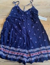 Urban Outfitters Navy Print Romper, Small, BNWT, UO