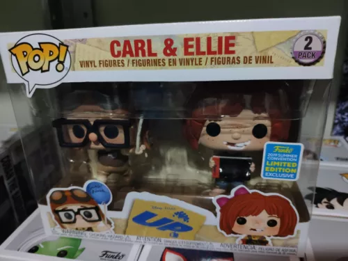 Funko Pop! Disney Up Carl And Ellie 2-Pack 2019 SDCC Summer Convention