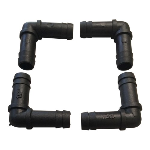 Packung mit 12 Stück 1/2" Kunststoffbogen ** Kostenloser Versand am selben Tag *** - Bild 1 von 3