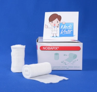 NOBAMED Fixierbinde Nobafix Fixierung von Wundauflagen, elastisch 20 St 6cm x 2,5m Noba