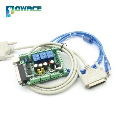 RATTM MOTOR 【DE】LPT Port MACH3 A145 Breakout Board Controller CNC Lathe Plasma Cutting