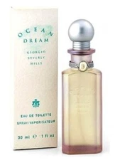 OCEAN DREAMS EAU DE TOILETTE 1.0 OZ SPRAY BY GIORGIO BEVERLY HILLS VINTAGE