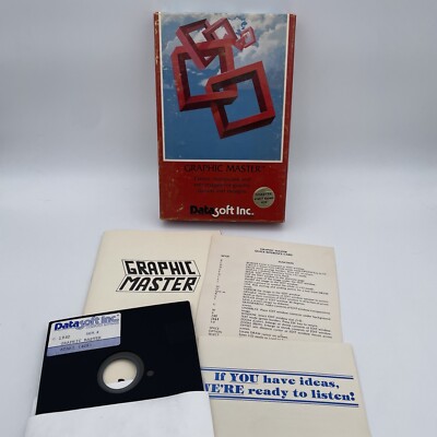 Graphic Master Datasoft 1982 / Atari 400/800 Vintage Computer Developer Program