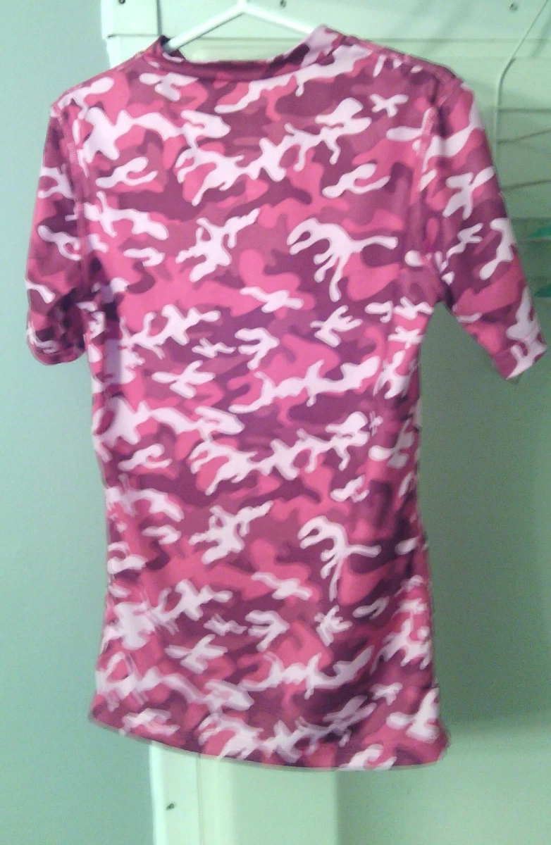 Nike pink camo shirt top