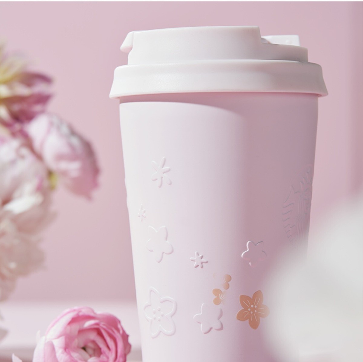 13oz Starbucks 2023 China Peach Blossom SUS Cup Tumbler | eBay