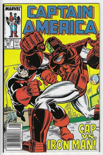 CAPTAIN AMERICA #341 (1968) ~ 1ST LAMAR HOSKINS AS BATTLESTAR ~ VF/NM 9.0
