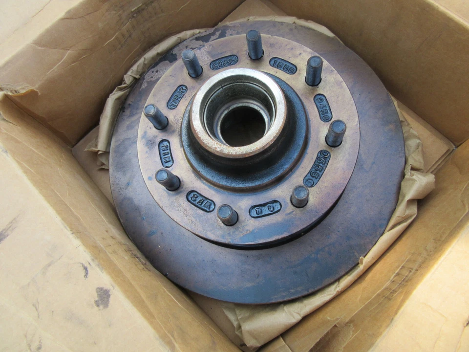 Juego de rotor de freno delantero Nos GM 15981318 Delco 177-758 ¡GENUINO EE. UU.!!! Foto 3 de 4