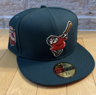 NEW ERA 59FIFTY SAN DIEGO PADRES FITTED HAT SIZE 7 3/8 RED UV 98