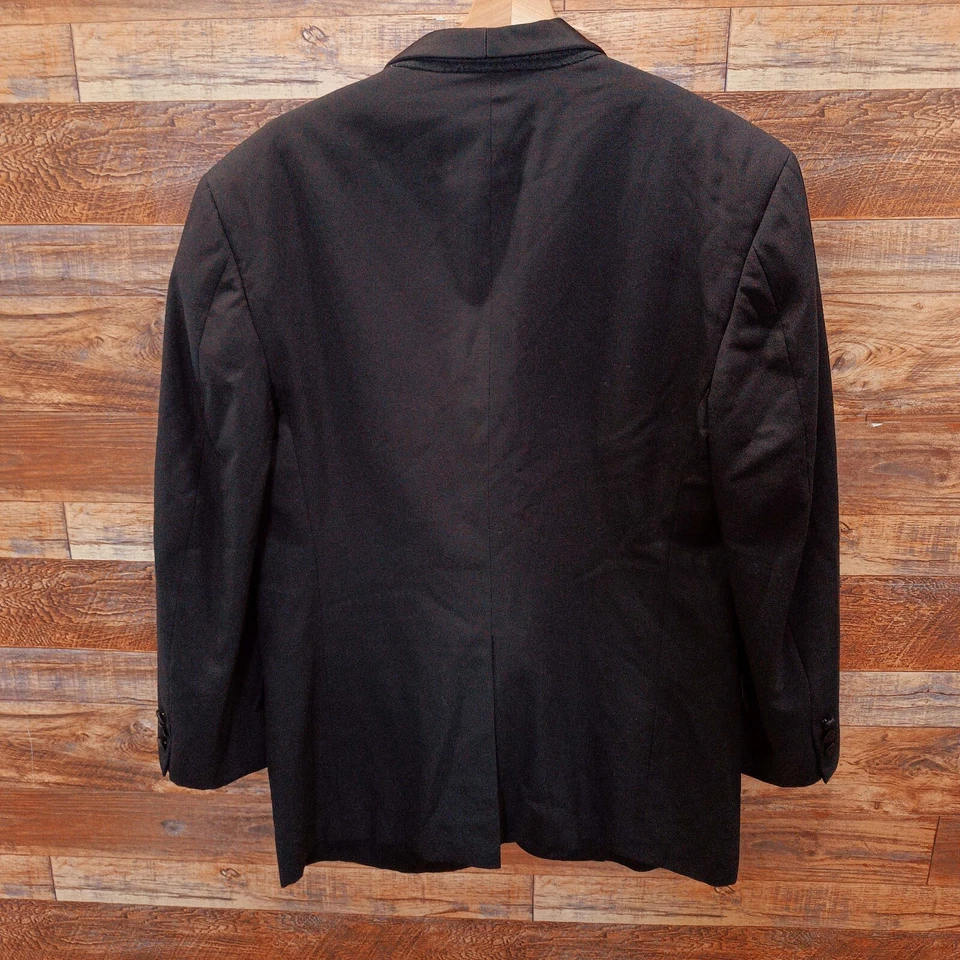 BROOKS BROTHERS Peak Lapel Tux Tuxedo jacket size 42 Black wool - Image 3 of 4