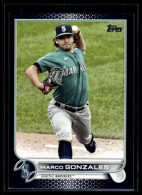 #ad 2022 Topps Royal Blue #112 Marco Gonzales $1.89