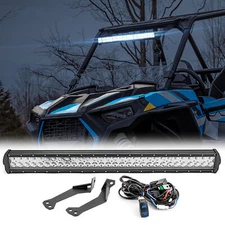 WEISEN Roof 32" LED Light Bar Brackets Wire For Polaris RZR 900 XP/XP 4 Turbo