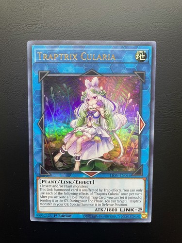 Yugioh Traptrix Cularia LIOV-EN046 1st Edition Ultra Rare MP - 第 1/2 張圖片