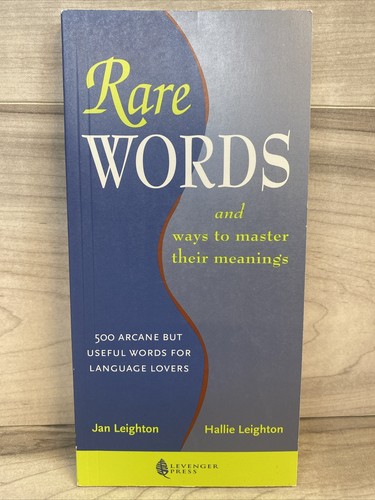 Rare Words and Ways to Master Their Meanings BOOK Paperback Hallie Jan Leighton - Picture 2 of 11