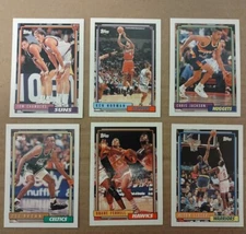 1992 Topps Basketball Cards U-Pick singles $1.25 ea. #201-396 FREE SHIPPING🏀