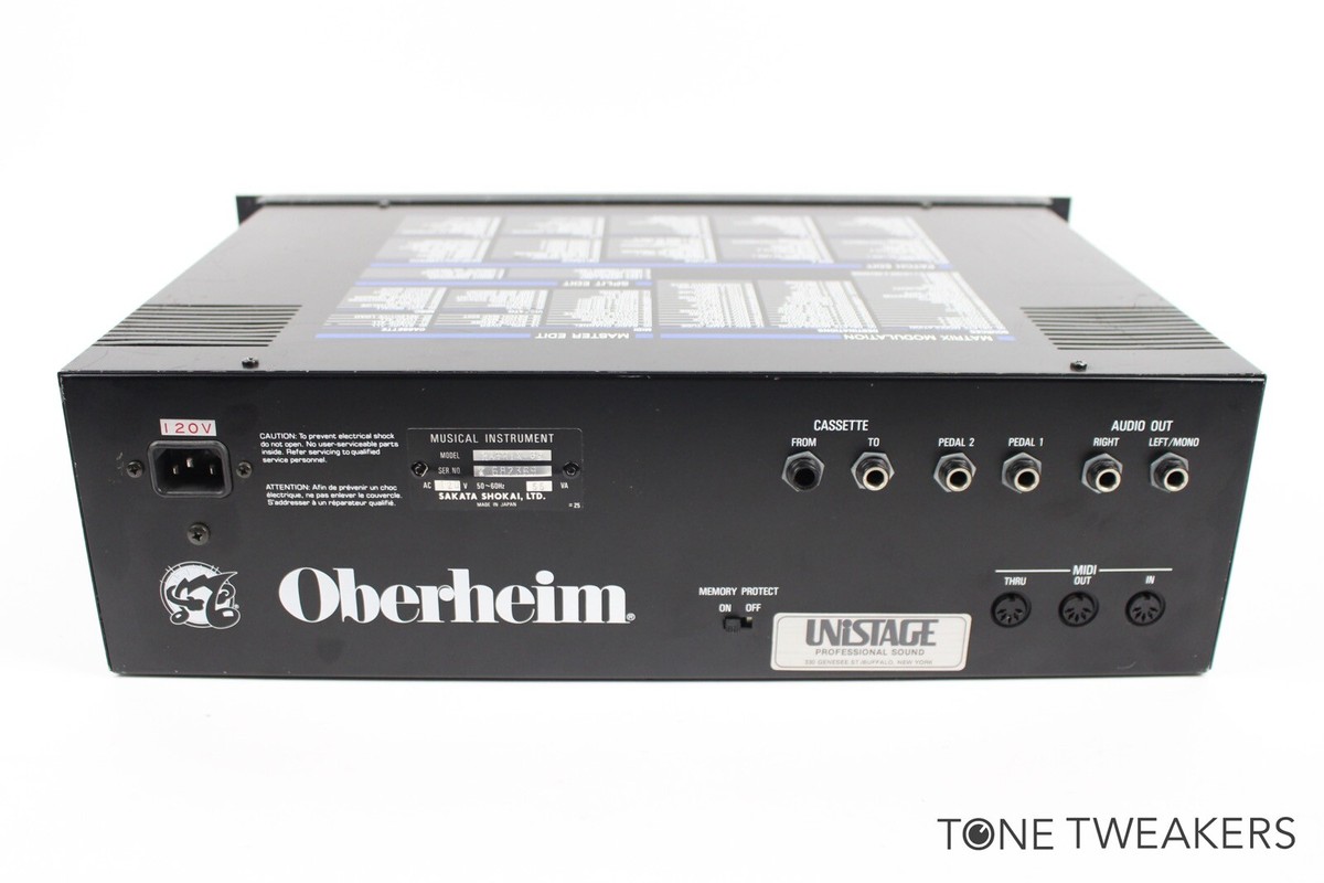 Oberheim Matrix-6r Synthesizer 80s SERVICED analog 1000 6 VINTAGE