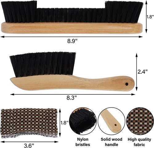 3PCS Pool Table Brush Set Pool Table Accessories Billiards Table Brush Rail NEW - Picture 6 of 7