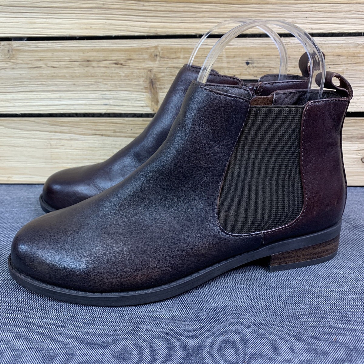 Vionic Nadelle Chelsea Boot Women's US Leather Ankle Bootie Shoe