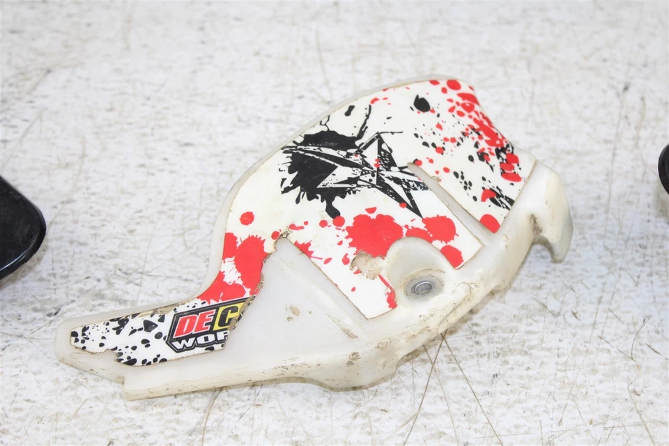 Guardabarros delanteros traseros Yamaha YZ250F 2009 placas de matrícula cubiertas de tanque de gasolina protectores de horquilla Foto 4 de 4