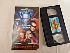 Batman & Robin VHS Tape Film Movie Warner Home Video