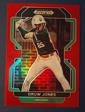 2022 Prizm Draft Picks Baseball Base Red #PDP2 Druw Jones