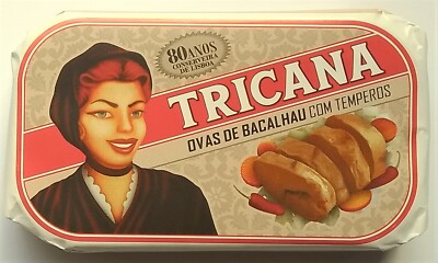 Tricana - Canned Codfish Roe in Pure Olive Oil and spices - 5 tins x 120 gr