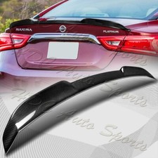 For 2016-2023 Nissan Maxima Sedan V-style Real Carbon Fiber Trunk Spoiler Wing For 2016-2023 Nissan Maxima Sedan V-style Real Carbon Fiber Trunk Spoiler Wing