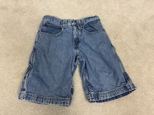 Levi  s Shorts Boys 10 Blue Denim Chino Cotton Pockets Youth Kids Vintage