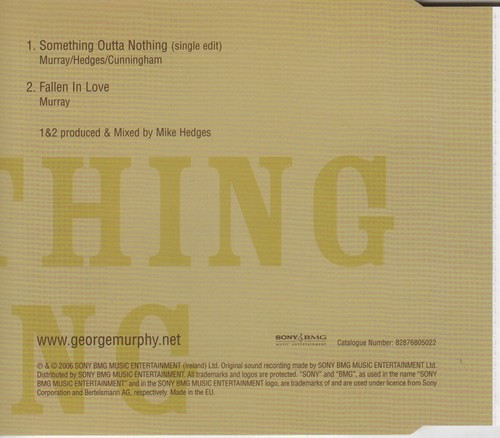 George Murphy - Something Outta Nothing (2006) NM - Picture 2 of 5