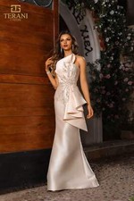 Terani Couture 251E4265 Evening Dress LOWEST PRICE GUARANTEE NEW Authentic