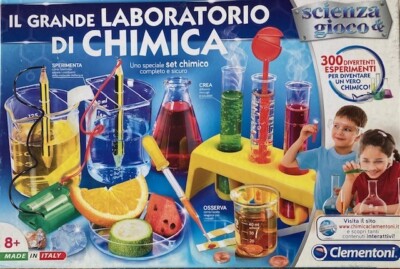 CLEMENTONI IL GRANDE LABORATORIO DI CHIMICA SCIENZA GIOCO