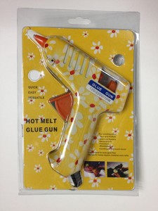 Hot-Melt-Glue-Gun-Yellow-Flowers-120-220-volt-10-watt-Woman-Tool-Craft