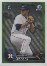 2016 Bowman Draft Chrome Picks Green Refractor 68/99 Brett Adcock #BDC-49 4l3